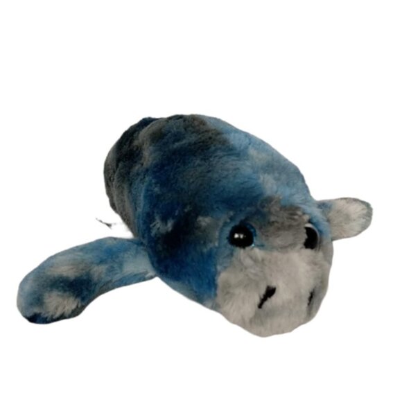 Orange Beach Alabama Blue Manatee Sea Life Plush Stuffed Animal 2017 10" - Picture 1 of 7